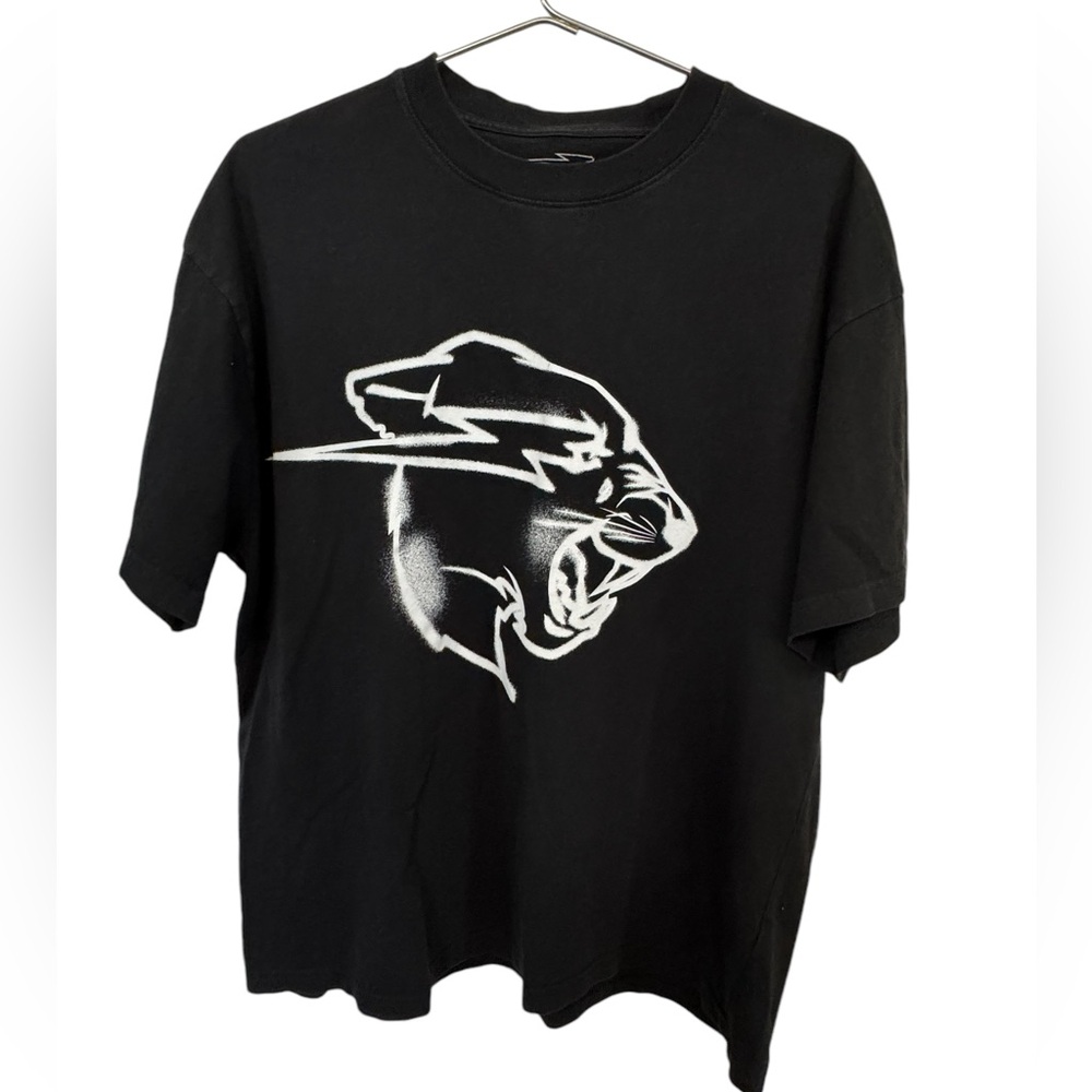 High End Mr Beast Graffiti Thick Men’s L Limited Black & White T-Shirt MINTY